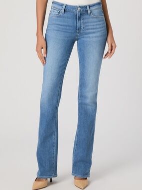 Paige "Manhattan" High Rise Bootcut Jeans, Sz 28 Petite